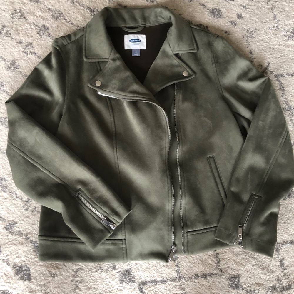 Women’s Old Navy Suede Moto Jacket
